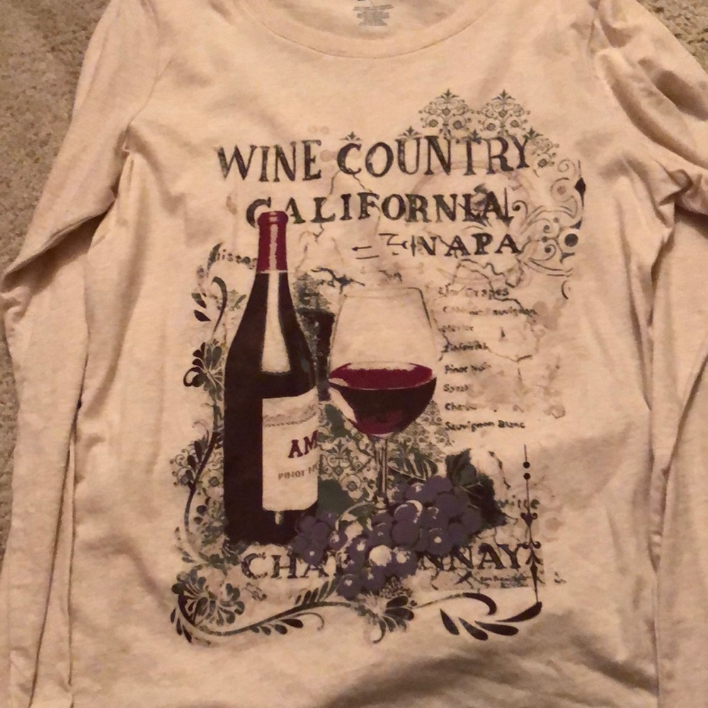 Wine theme tee